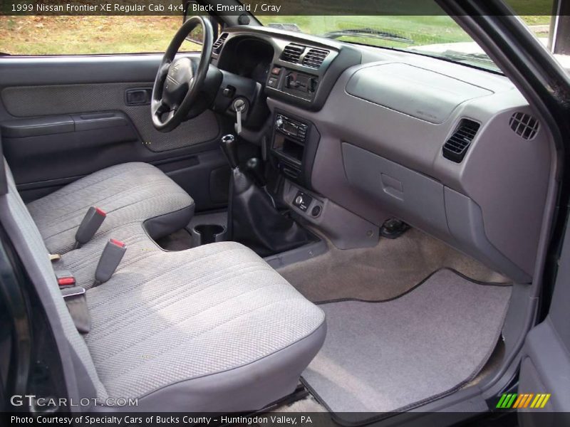 Black Emerald / Gray 1999 Nissan Frontier XE Regular Cab 4x4