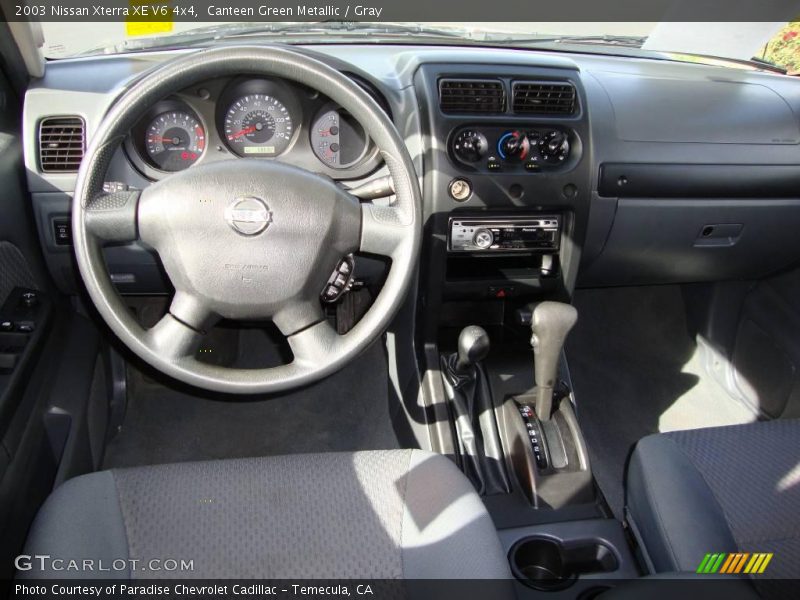 Canteen Green Metallic / Gray 2003 Nissan Xterra XE V6 4x4