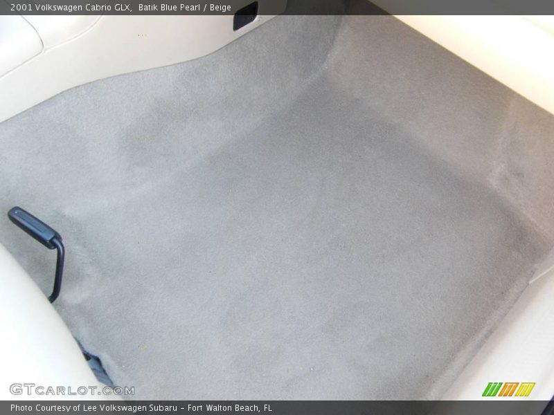 Batik Blue Pearl / Beige 2001 Volkswagen Cabrio GLX