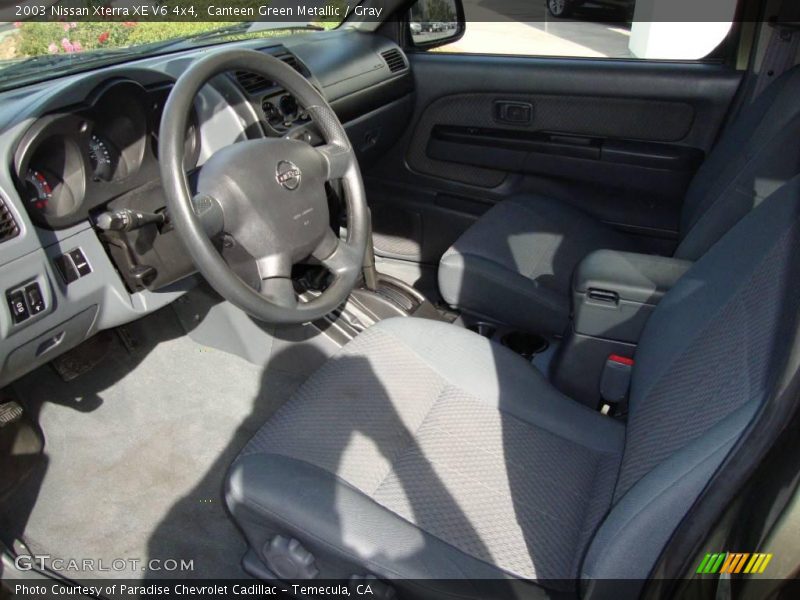 Canteen Green Metallic / Gray 2003 Nissan Xterra XE V6 4x4