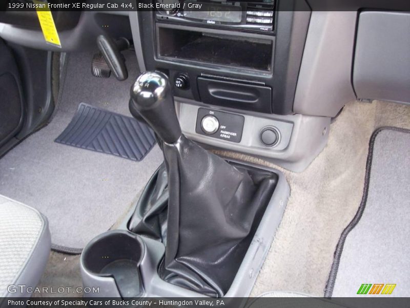 Black Emerald / Gray 1999 Nissan Frontier XE Regular Cab 4x4
