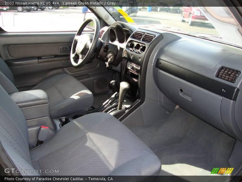 Canteen Green Metallic / Gray 2003 Nissan Xterra XE V6 4x4
