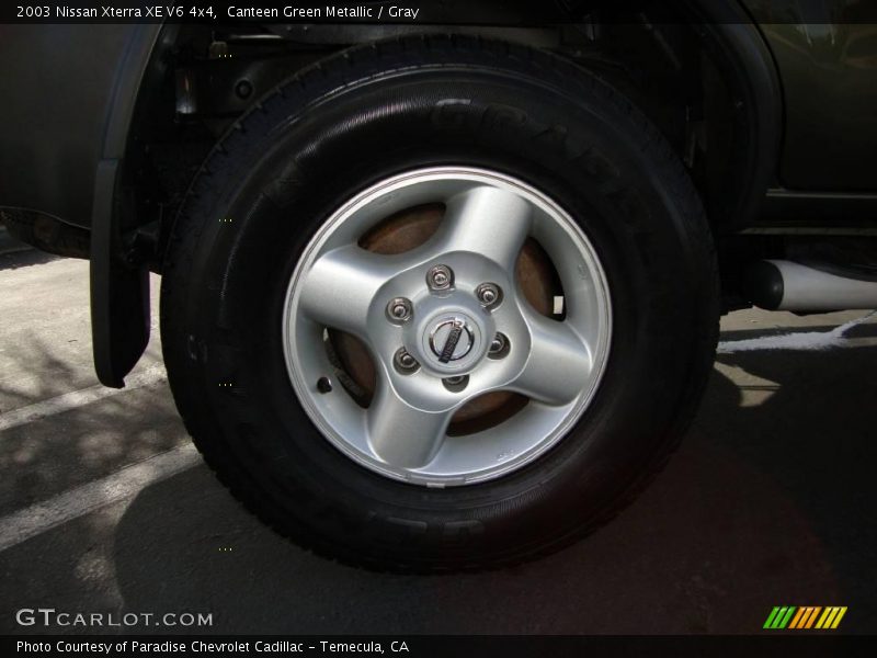 Canteen Green Metallic / Gray 2003 Nissan Xterra XE V6 4x4