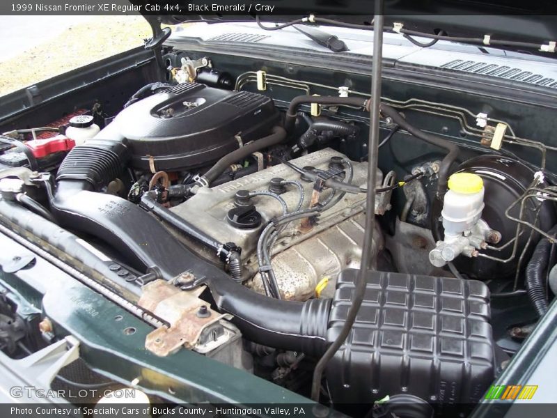 Black Emerald / Gray 1999 Nissan Frontier XE Regular Cab 4x4