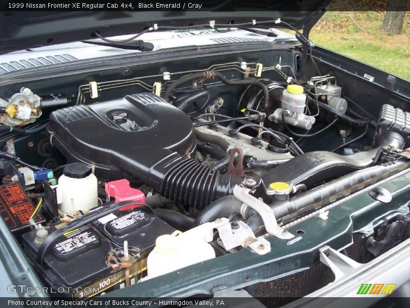 Black Emerald / Gray 1999 Nissan Frontier XE Regular Cab 4x4