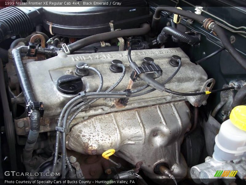 Black Emerald / Gray 1999 Nissan Frontier XE Regular Cab 4x4