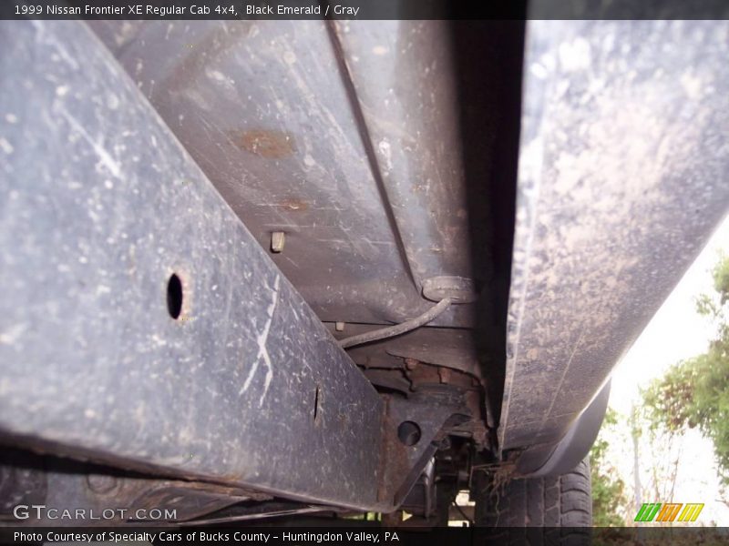 Black Emerald / Gray 1999 Nissan Frontier XE Regular Cab 4x4