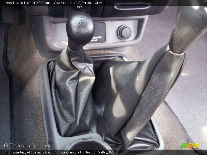 Black Emerald / Gray 1999 Nissan Frontier XE Regular Cab 4x4