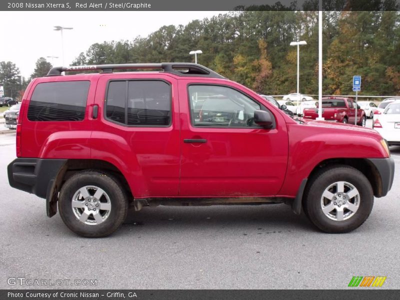 Red Alert / Steel/Graphite 2008 Nissan Xterra S