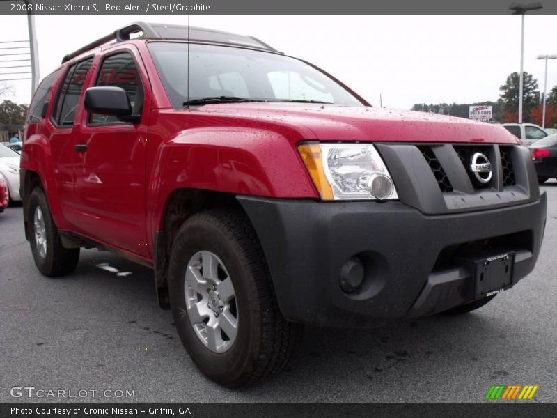 Red Alert / Steel/Graphite 2008 Nissan Xterra S