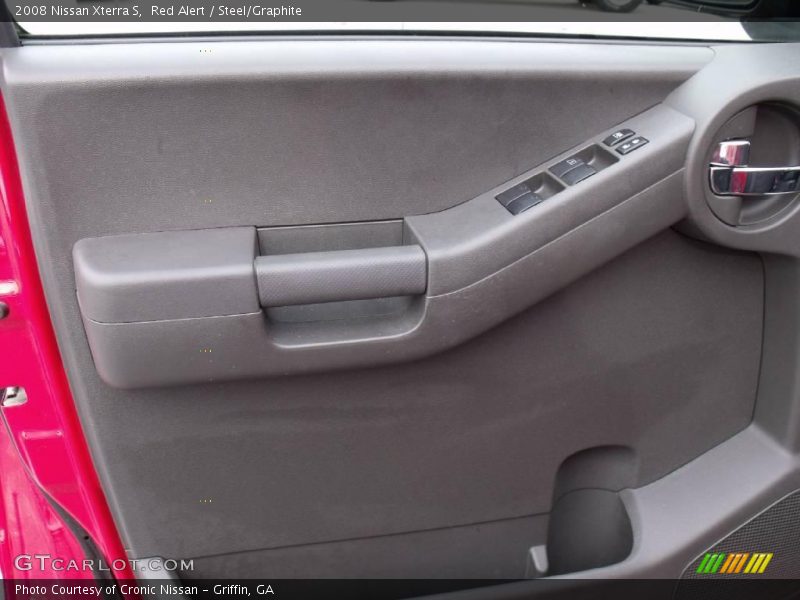 Red Alert / Steel/Graphite 2008 Nissan Xterra S