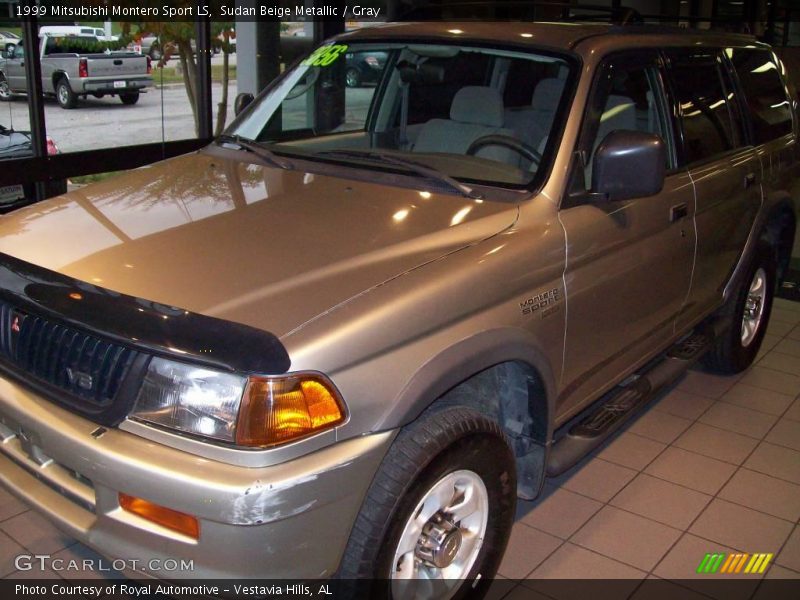 Sudan Beige Metallic / Gray 1999 Mitsubishi Montero Sport LS
