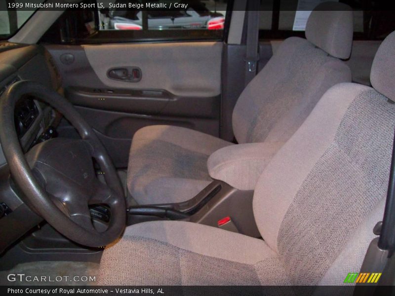 Sudan Beige Metallic / Gray 1999 Mitsubishi Montero Sport LS