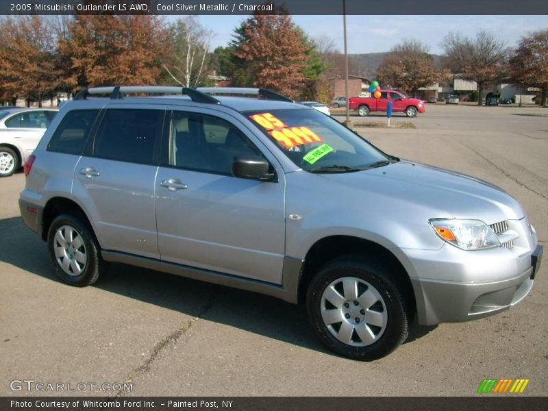 Cool Silver Metallic / Charcoal 2005 Mitsubishi Outlander LS AWD