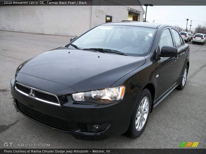 Tarmac Black Pearl / Black 2010 Mitsubishi Lancer DE