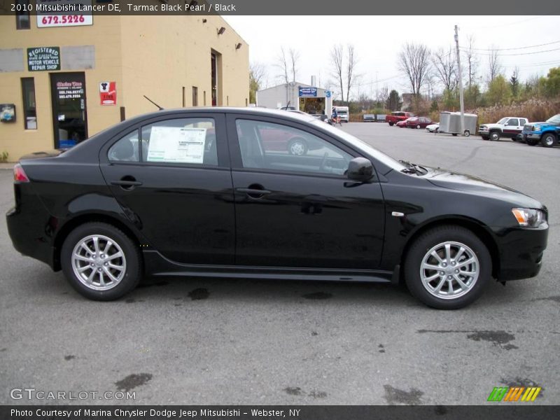 Tarmac Black Pearl / Black 2010 Mitsubishi Lancer DE