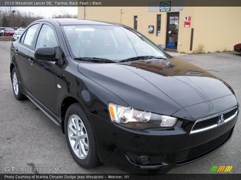 Tarmac Black Pearl / Black 2010 Mitsubishi Lancer DE