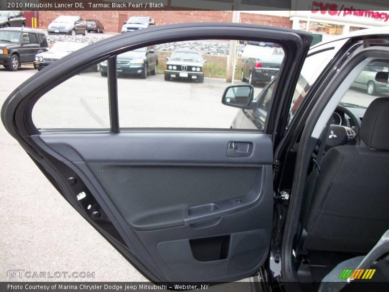 Tarmac Black Pearl / Black 2010 Mitsubishi Lancer DE