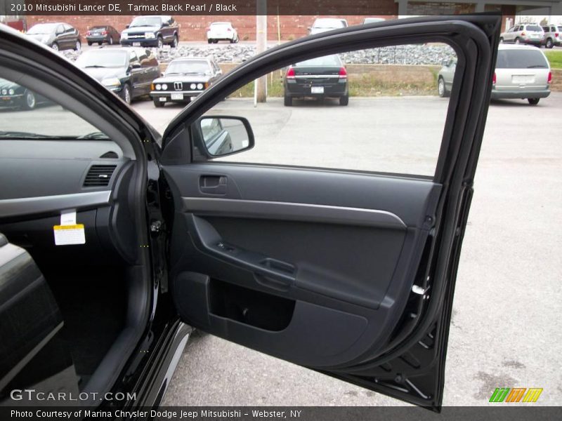 Tarmac Black Pearl / Black 2010 Mitsubishi Lancer DE
