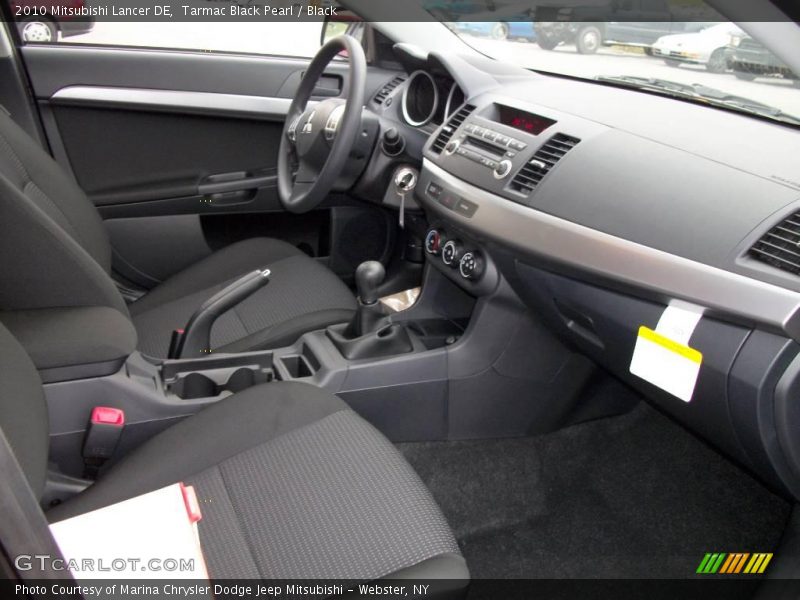 Tarmac Black Pearl / Black 2010 Mitsubishi Lancer DE