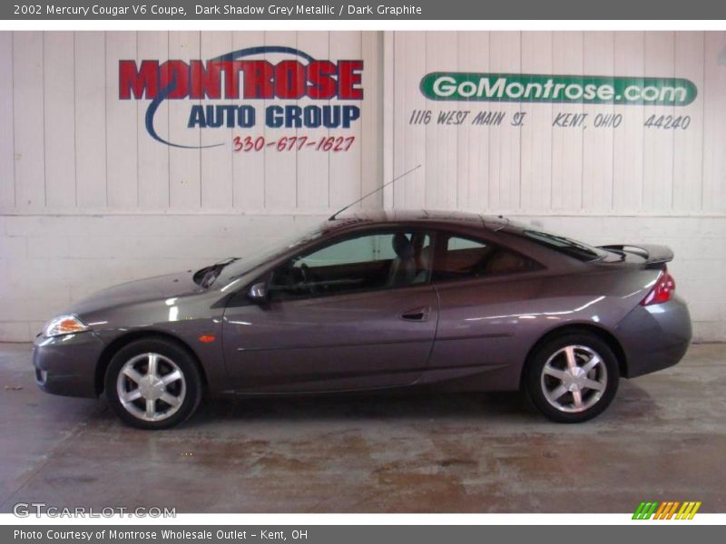Dark Shadow Grey Metallic / Dark Graphite 2002 Mercury Cougar V6 Coupe