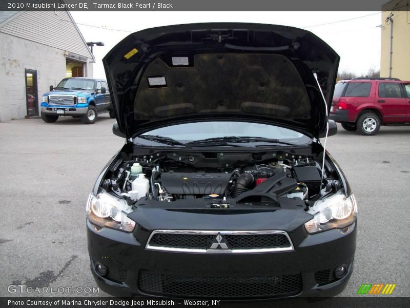 Tarmac Black Pearl / Black 2010 Mitsubishi Lancer DE