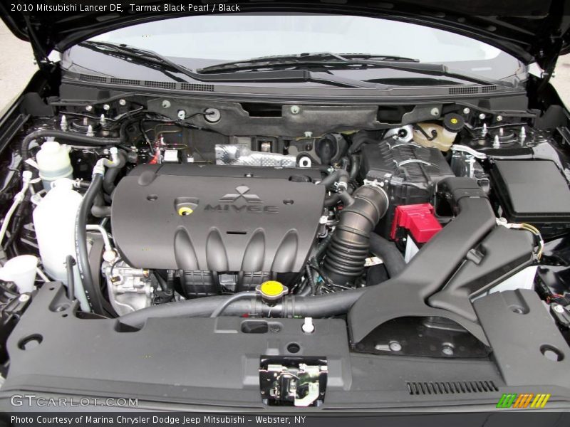 Tarmac Black Pearl / Black 2010 Mitsubishi Lancer DE