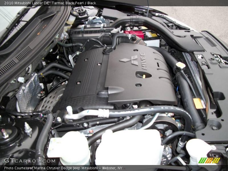 Tarmac Black Pearl / Black 2010 Mitsubishi Lancer DE