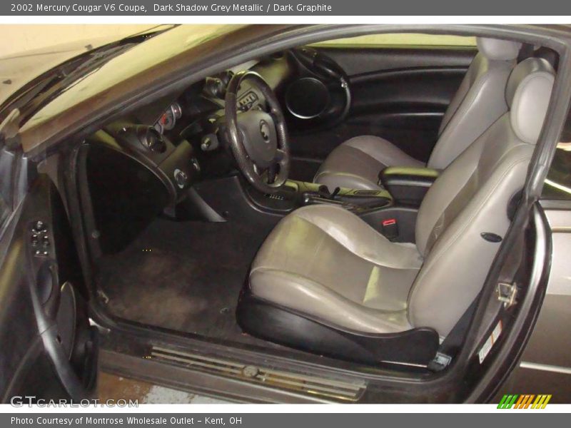 Dark Shadow Grey Metallic / Dark Graphite 2002 Mercury Cougar V6 Coupe