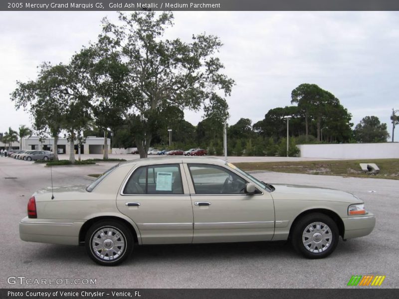 Gold Ash Metallic / Medium Parchment 2005 Mercury Grand Marquis GS