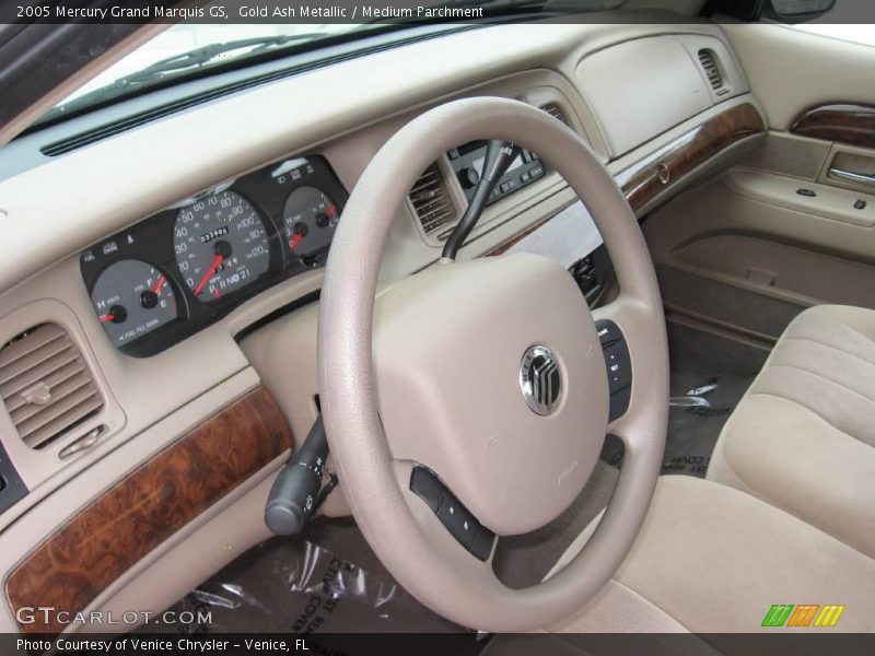 Gold Ash Metallic / Medium Parchment 2005 Mercury Grand Marquis GS
