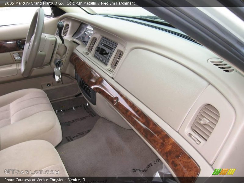 Gold Ash Metallic / Medium Parchment 2005 Mercury Grand Marquis GS