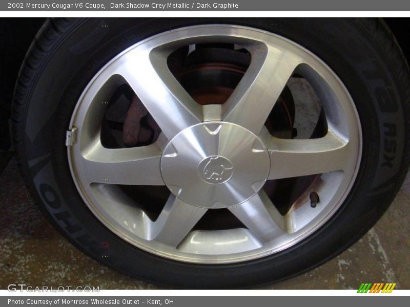 Dark Shadow Grey Metallic / Dark Graphite 2002 Mercury Cougar V6 Coupe