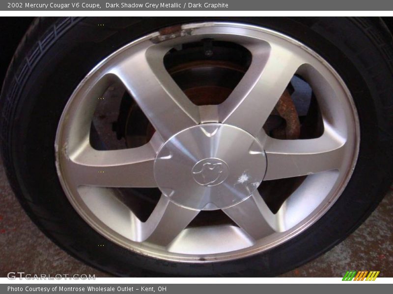 Dark Shadow Grey Metallic / Dark Graphite 2002 Mercury Cougar V6 Coupe
