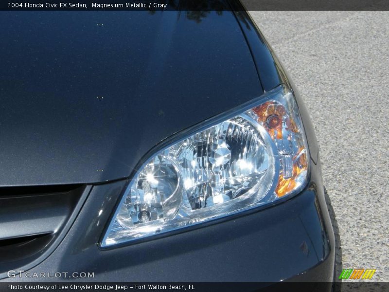 Magnesium Metallic / Gray 2004 Honda Civic EX Sedan