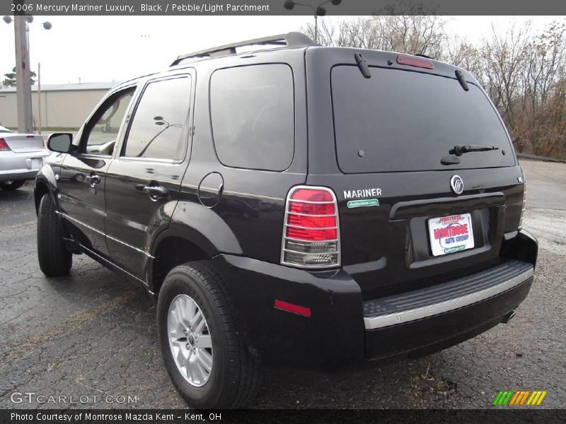 Black / Pebble/Light Parchment 2006 Mercury Mariner Luxury