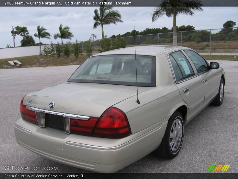 Gold Ash Metallic / Medium Parchment 2005 Mercury Grand Marquis GS