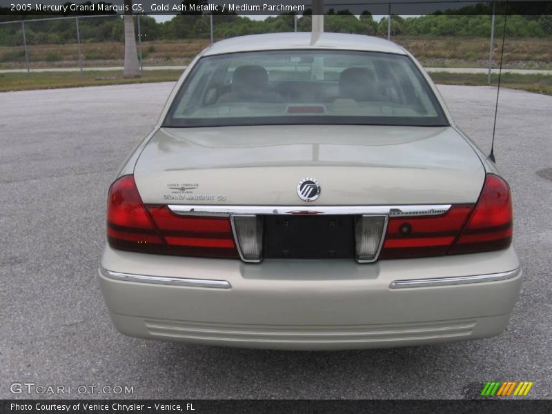 Gold Ash Metallic / Medium Parchment 2005 Mercury Grand Marquis GS