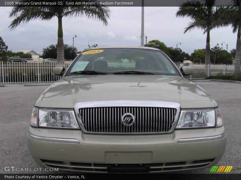 Gold Ash Metallic / Medium Parchment 2005 Mercury Grand Marquis GS