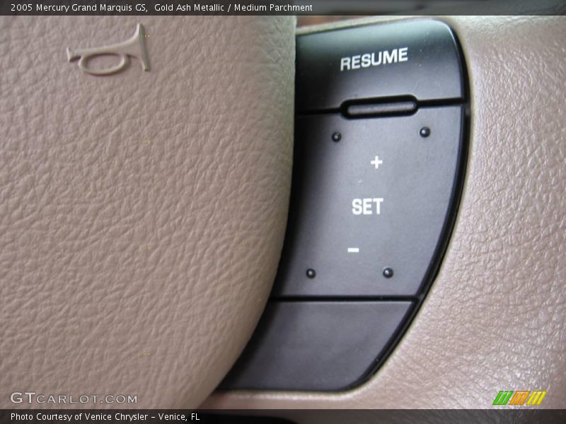 Gold Ash Metallic / Medium Parchment 2005 Mercury Grand Marquis GS