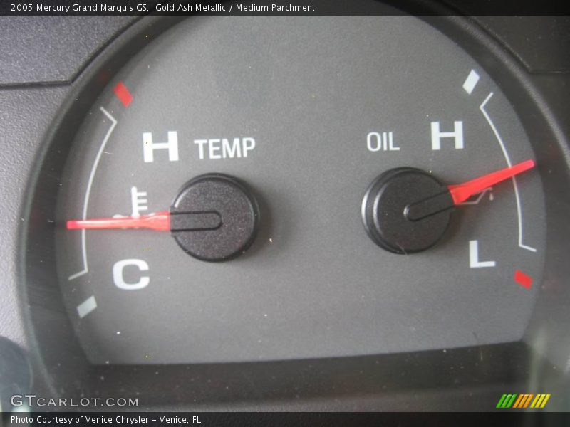 Gold Ash Metallic / Medium Parchment 2005 Mercury Grand Marquis GS