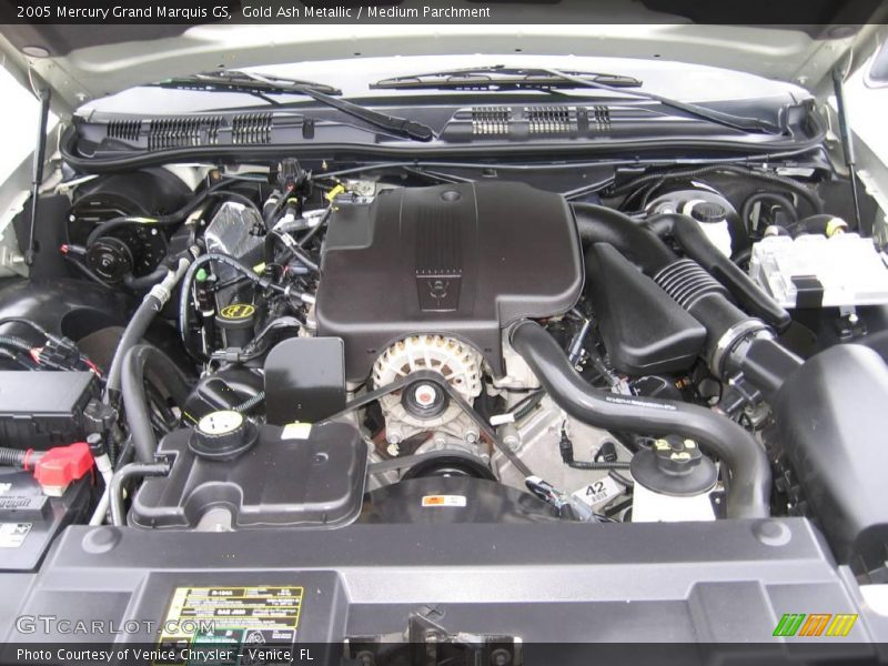 Gold Ash Metallic / Medium Parchment 2005 Mercury Grand Marquis GS
