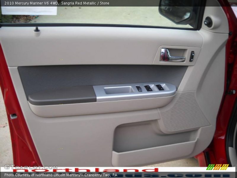 Sangria Red Metallic / Stone 2010 Mercury Mariner V6 4WD