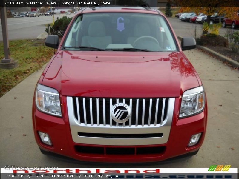 Sangria Red Metallic / Stone 2010 Mercury Mariner V6 4WD