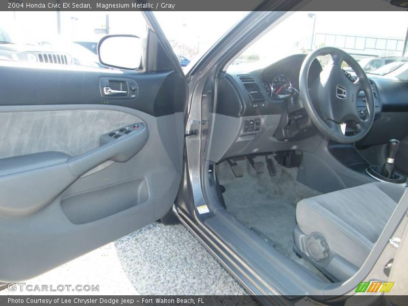 Magnesium Metallic / Gray 2004 Honda Civic EX Sedan