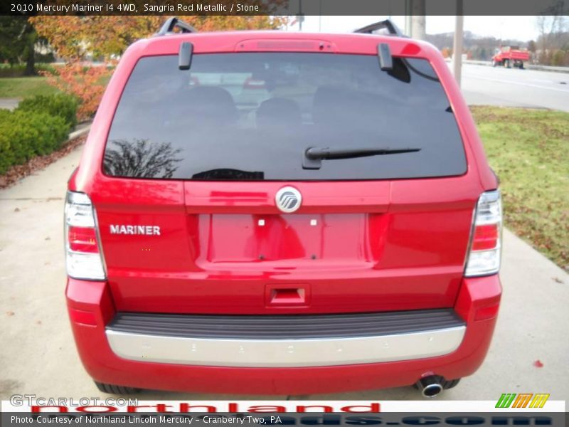 Sangria Red Metallic / Stone 2010 Mercury Mariner I4 4WD