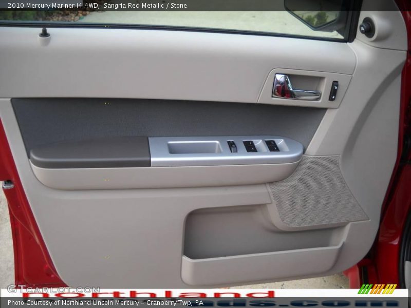 Sangria Red Metallic / Stone 2010 Mercury Mariner I4 4WD