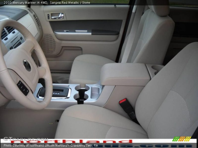 Sangria Red Metallic / Stone 2010 Mercury Mariner I4 4WD