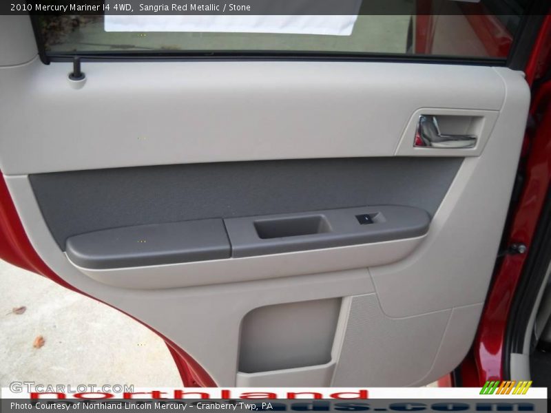 Sangria Red Metallic / Stone 2010 Mercury Mariner I4 4WD