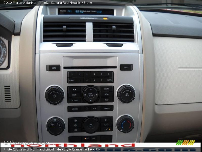 Sangria Red Metallic / Stone 2010 Mercury Mariner I4 4WD